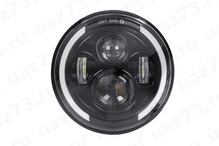 ФАРА В СБОРЕ 452 (АНГЕЛЬСКИЕ ГЛАЗКИ полукруг) Ближний 22W+дальний 30W
